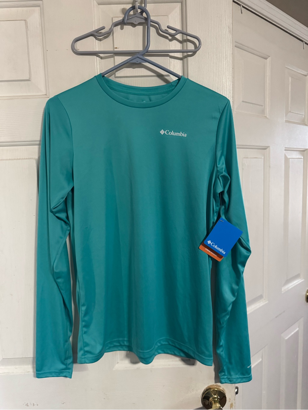 Columbia Teal Crew Neck Performance Shirt